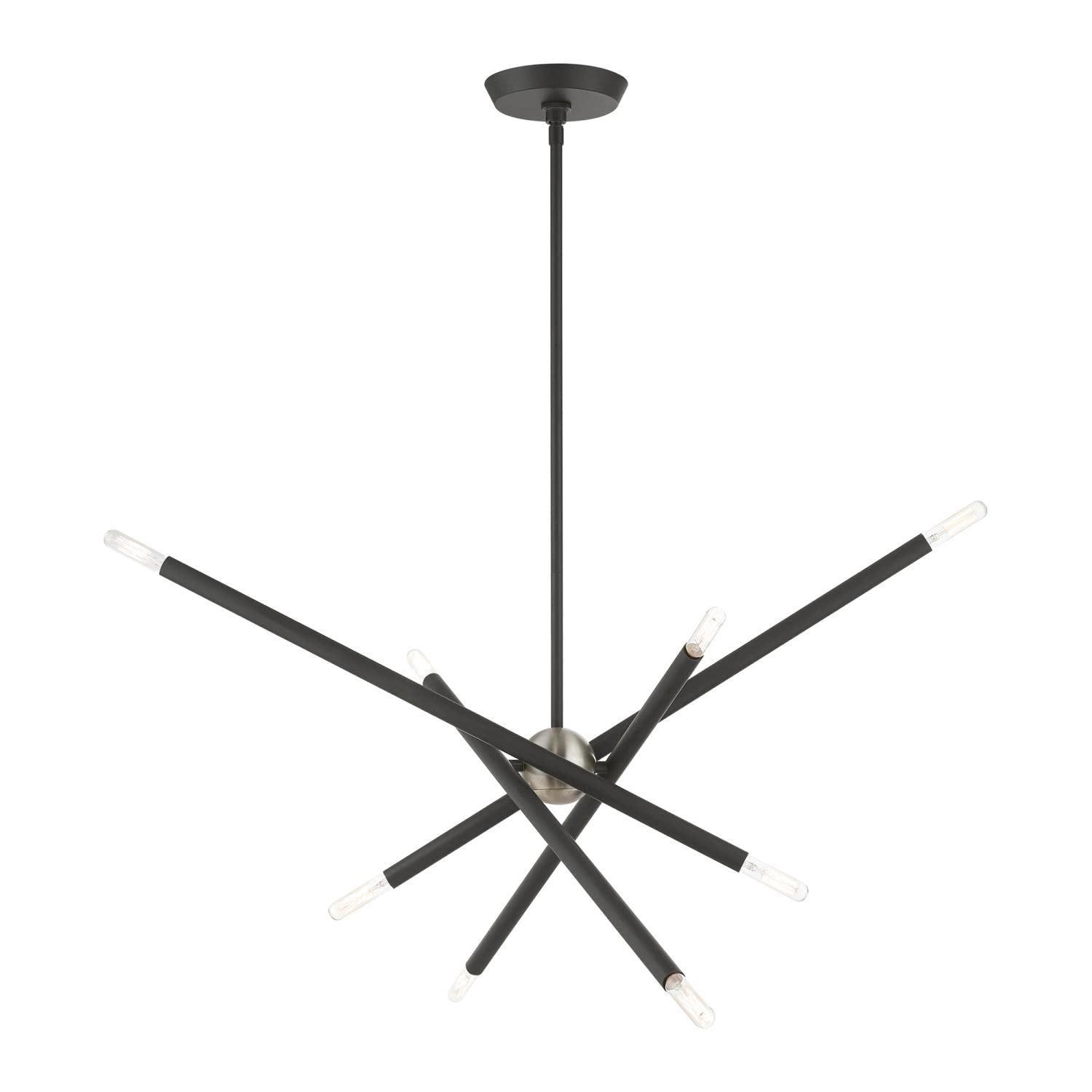 Livex Lighting Soho 8 - Light Chandelier in  Scandinavian Gray