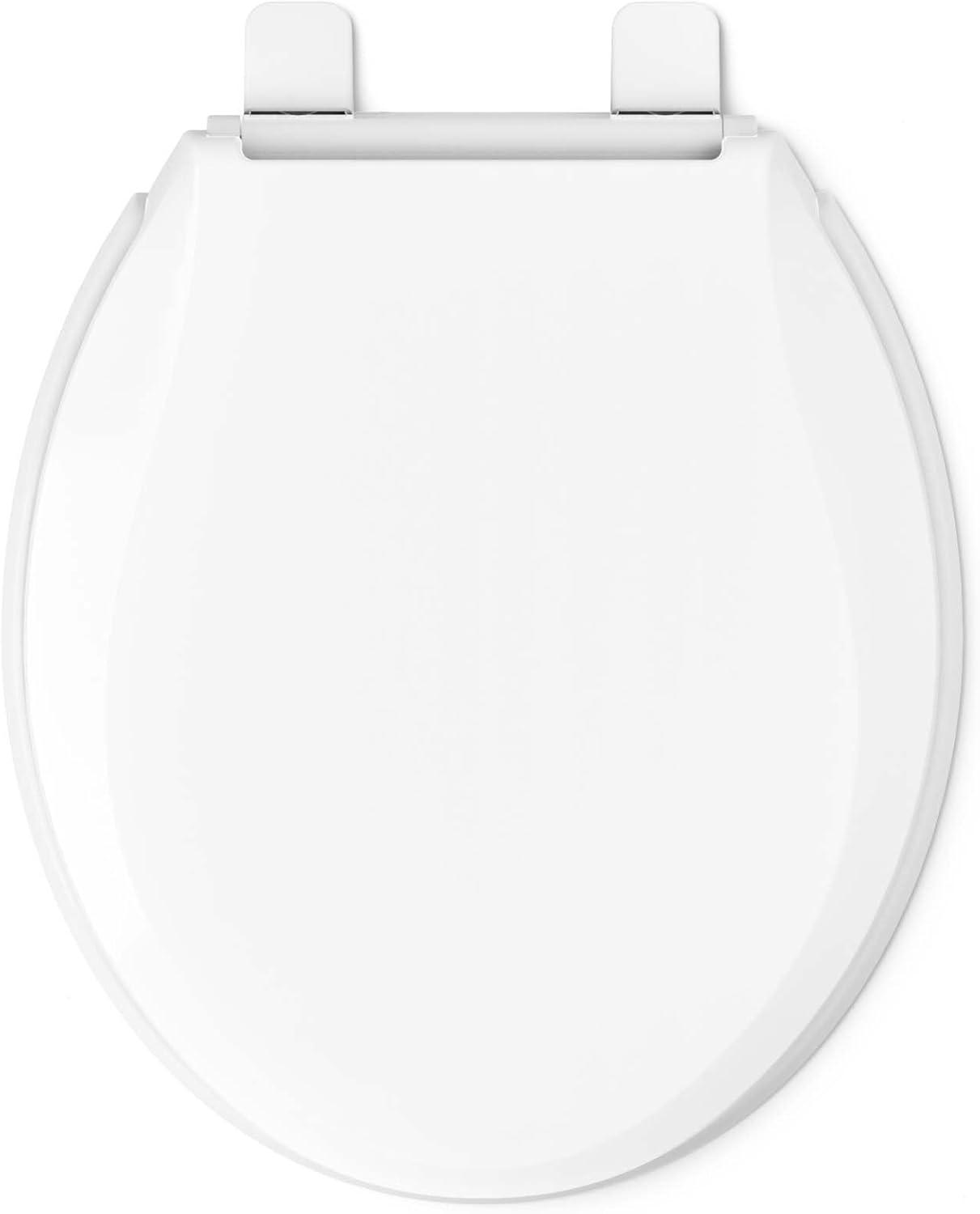 Kohler Cachet Round-Front Toilet Seat with Quiet-Close Lid and Seat and Grip-Tight Bumpers K-4639-RL-0