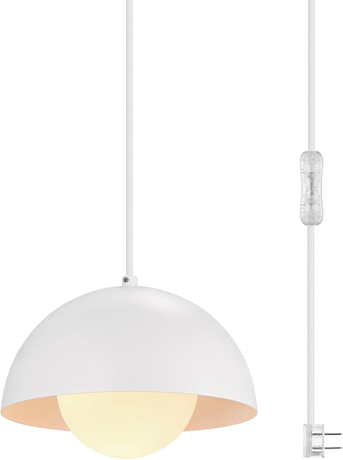 Globe Electric Company Amelia 1 - Light Matte White Single Pendant