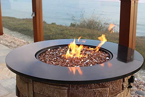 AZ Patio Heaters RFGLASS-COP Reflective Fire Pit Glass, Copper