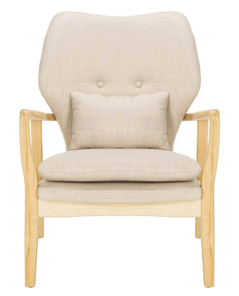 Tarly Accent Chair - ACH9500B - Beige/Natural - Safavieh