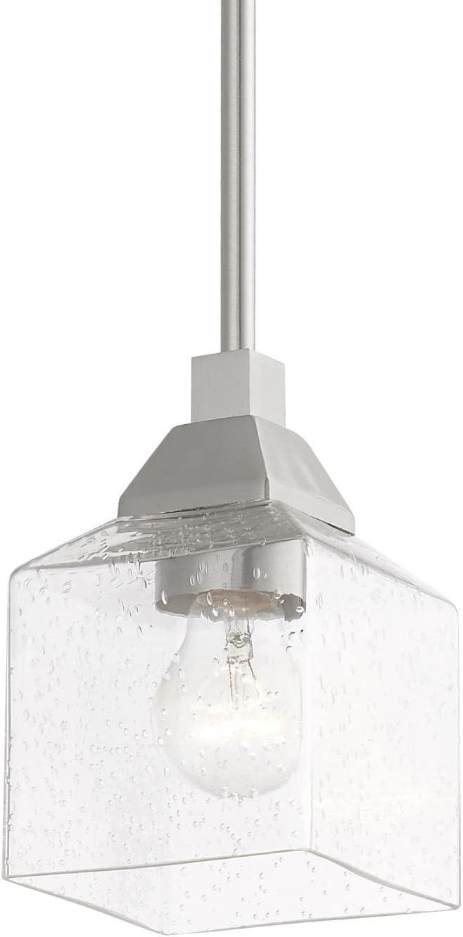 Livex Lighting Aragon 1 - Light Pendant in  Brushed Nickel