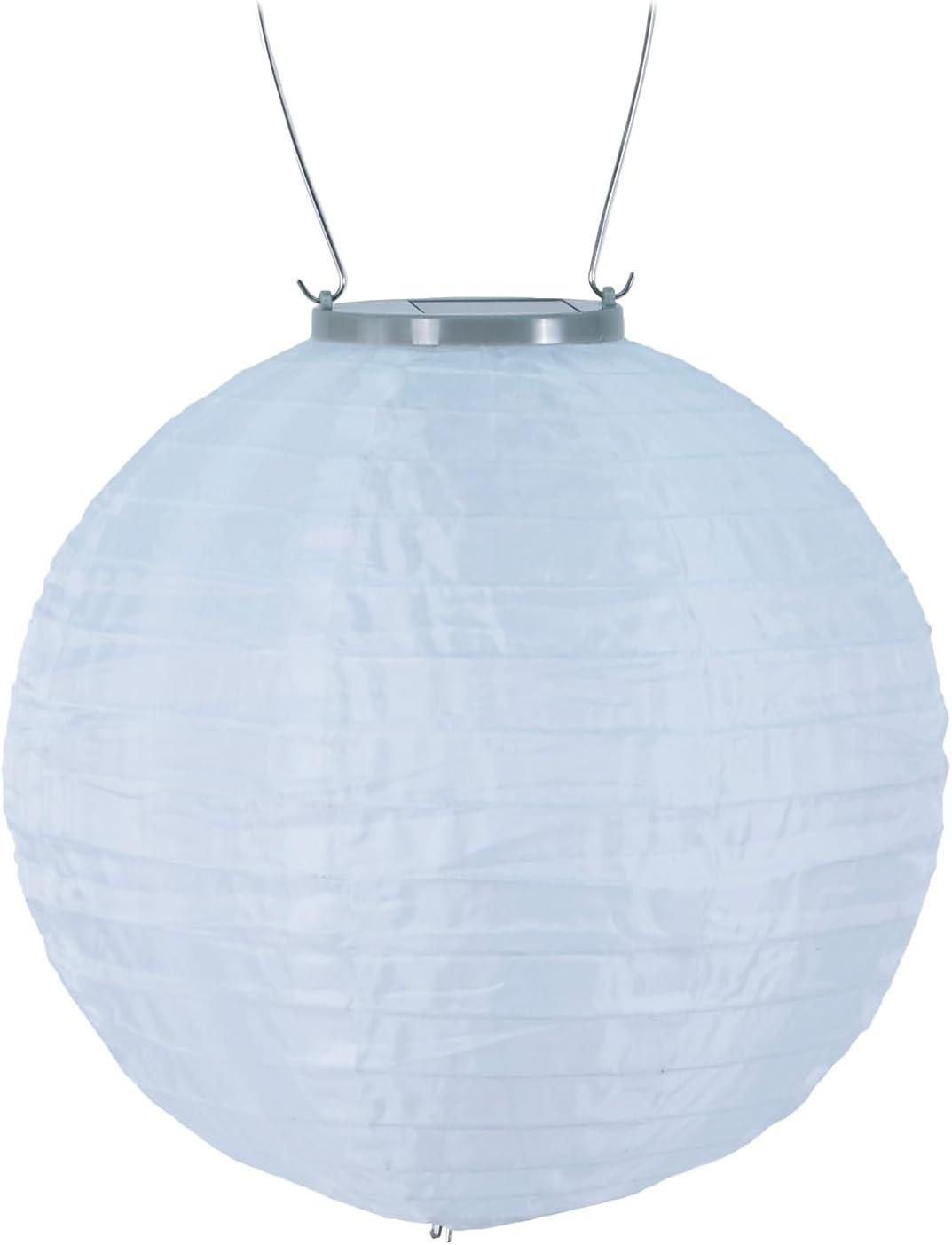 Allsop 31577 10-In. Glow Nylon Solar Lantern