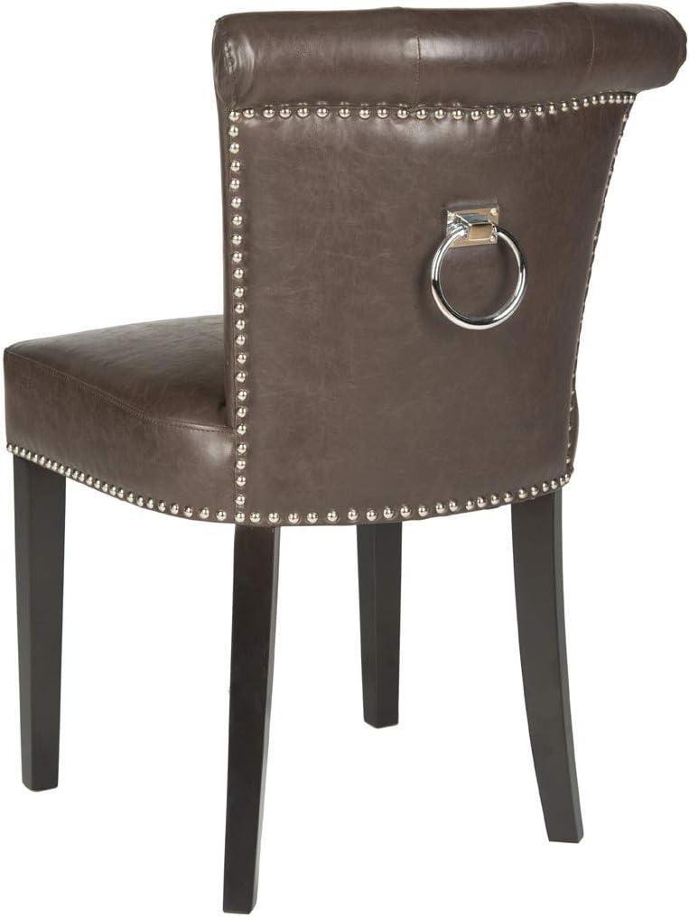 Sinclair 21''H Ring Chair (Set of 2) with Silver Nail Heads  - Safavieh