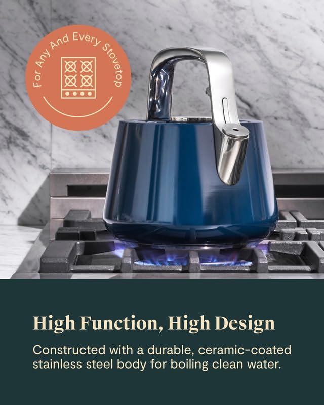 Caraway ® Cream Stovetop Whistling Tea Kettle