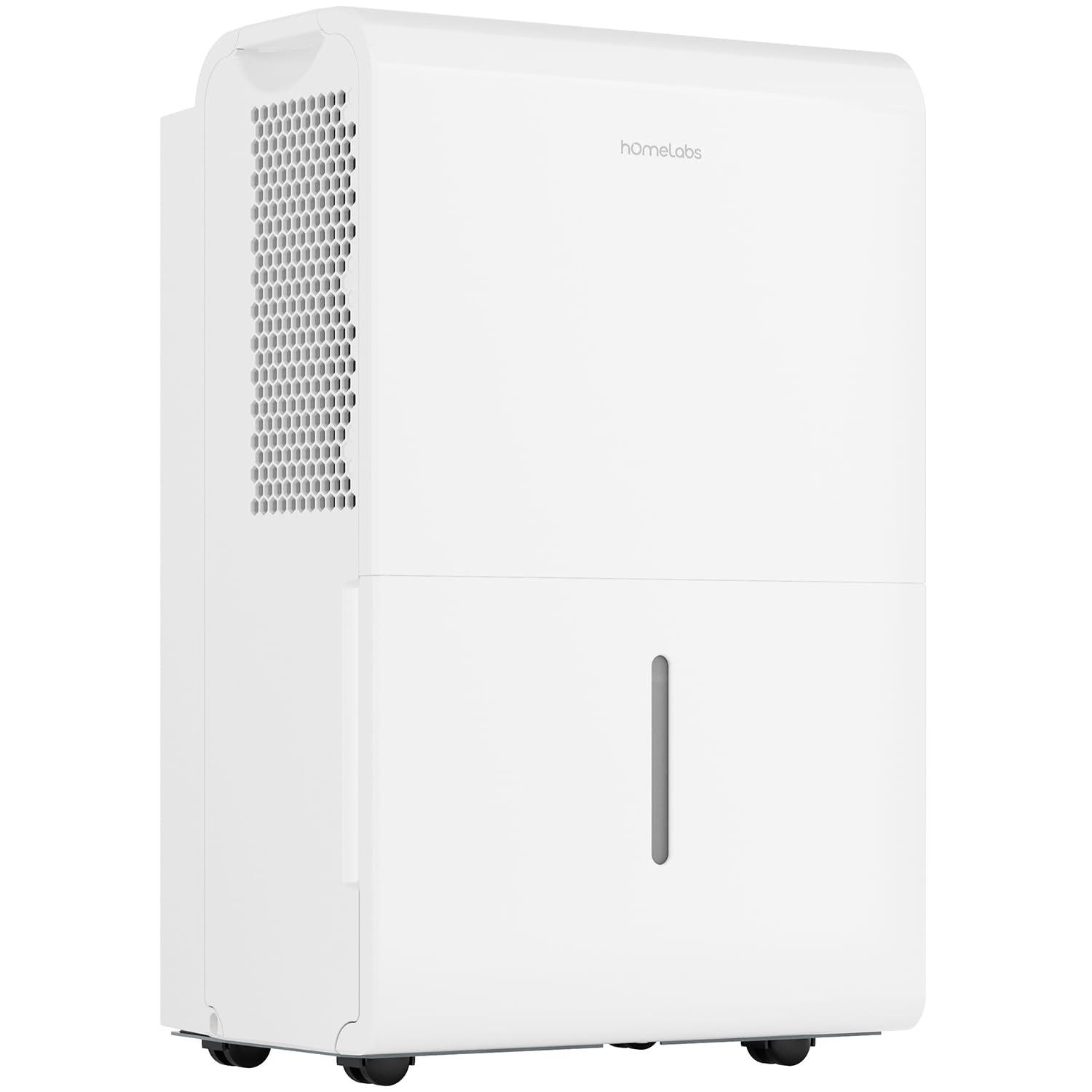 hOmeLabs hOmeLabs 50 Pint Wi-Fi Dehumidifier for up to 7,000 Sq Ft Rooms (MAX 120 Pint at 95°F, 90% RH) – Powerful Humidity Control for Large Rooms and Basements