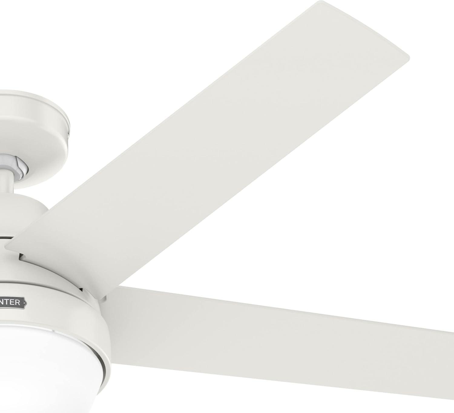 52" Aerodyne 5 - Blade Smart Standard Ceiling Fan with Lights and Remote