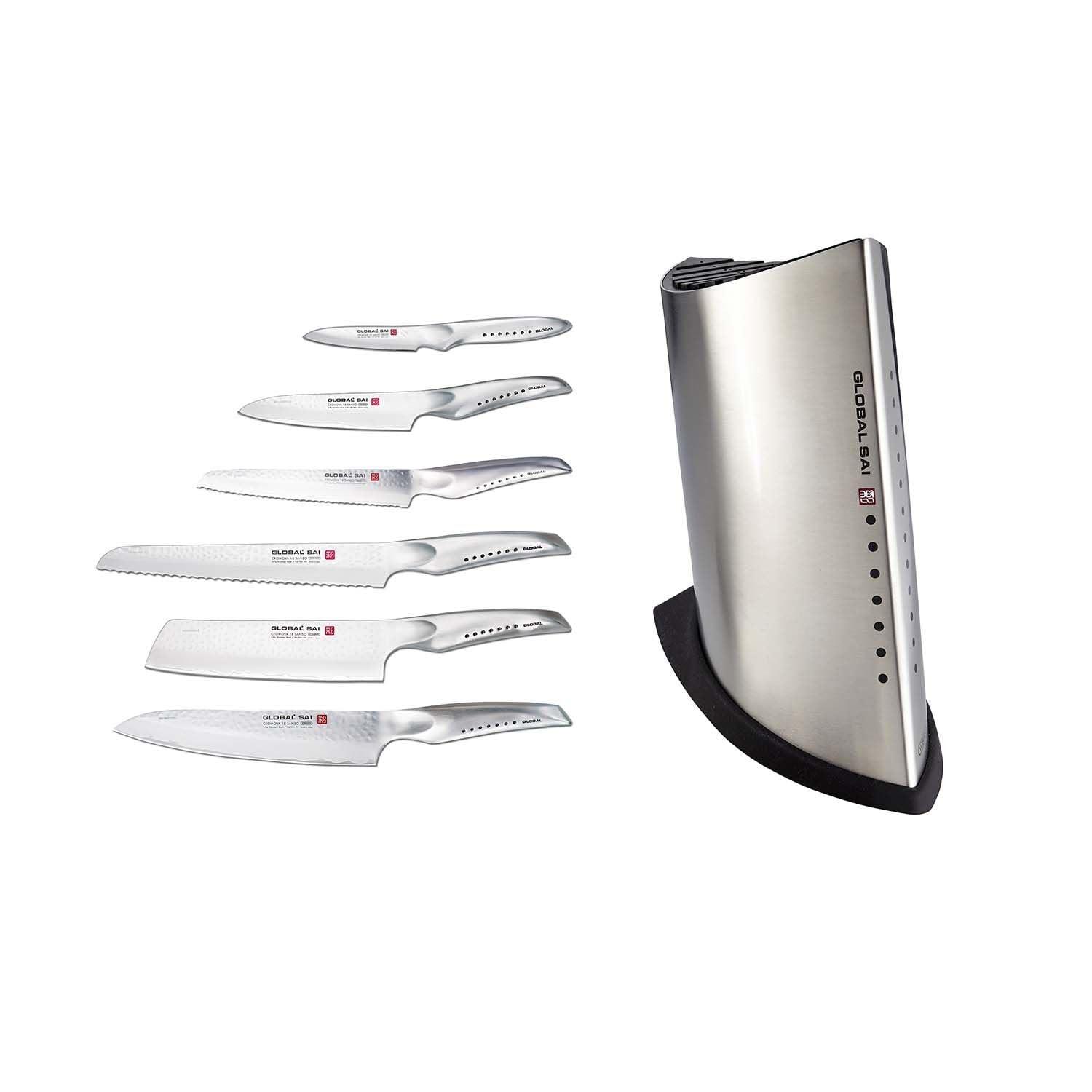 Global Knives Global Knives Ukon SAI 7 Piece Knife Block Set