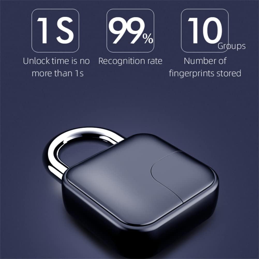 Smart Biometric Fingerprint Combination Keyless Door Lock Bluetooth 4.2 Anti-Theft Security Padlock