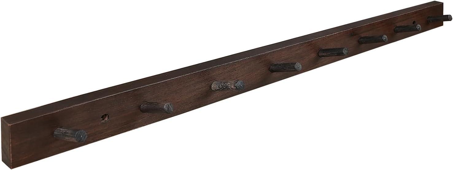 CONSDAN Solid Wood Wall Wall Mounted Coat Rack