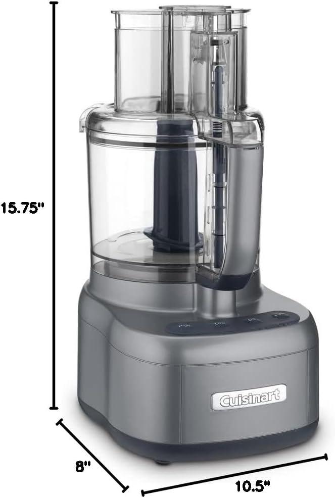 Cuisinart FP-11GMP1 Elemental 11 Cup Food Processor, Gunmetal