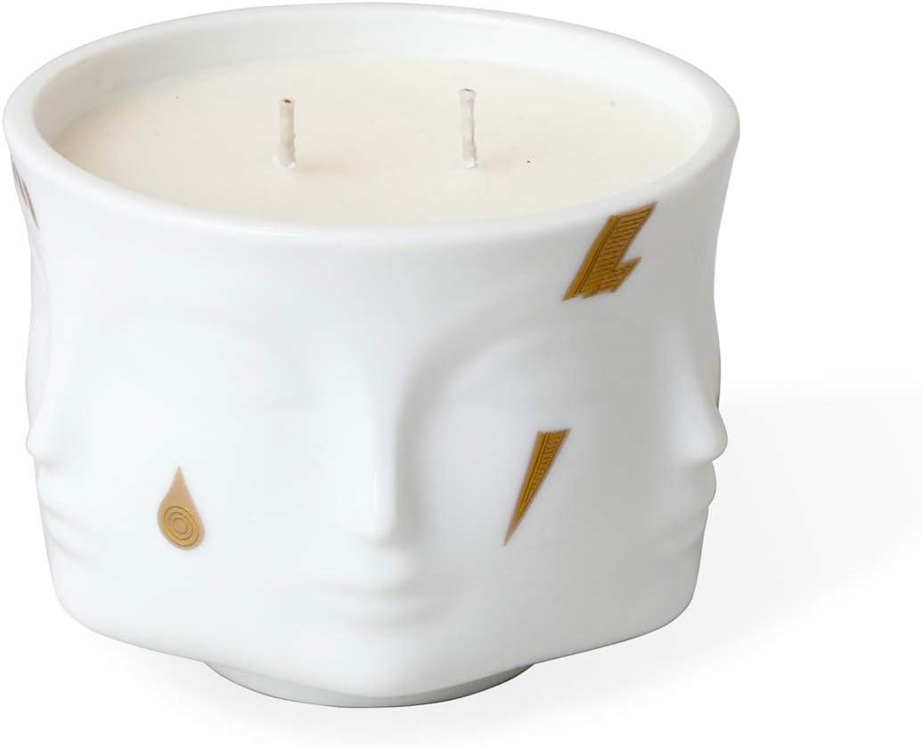 Muse Gilded Scented Designer Candle with Ceramic Holder