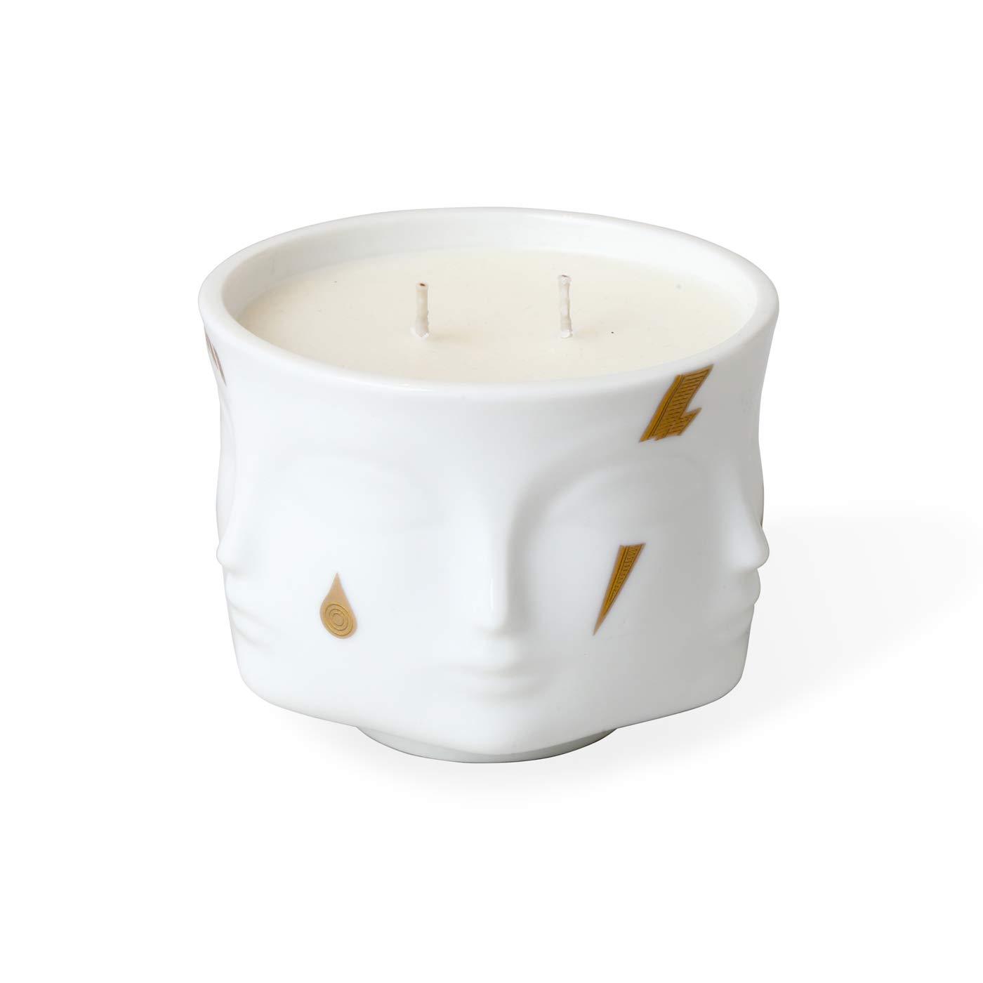 Jonathan Adler Muse Gilded Scented Designer Candle with Ceramic Holder