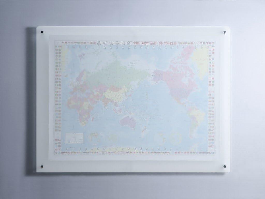 Audio-Visual Direct Frosted Glass Dry-Erase Whiteboard Set - 18 x 24 inches - (Non-Magnetic)