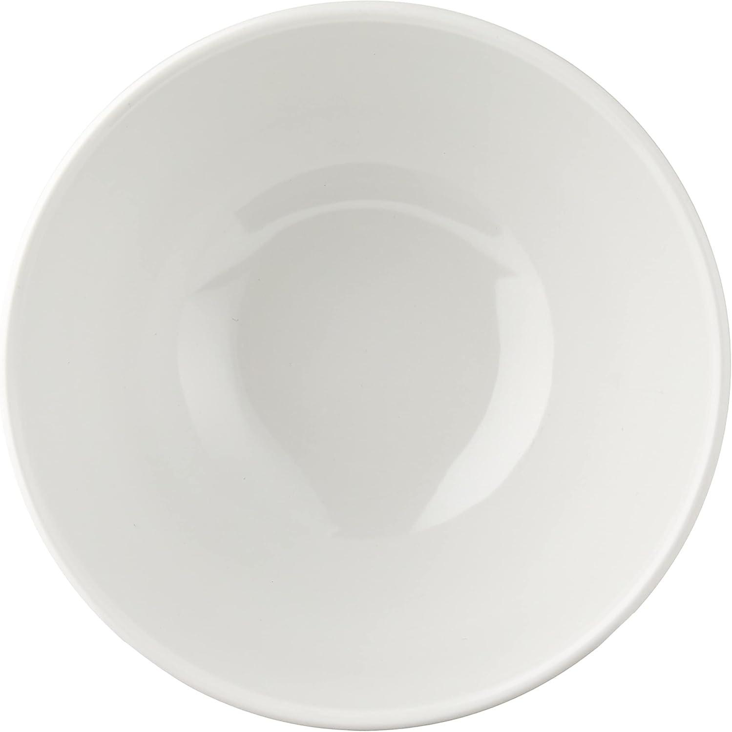 French Bull Melamine Mini Bowls, 4-Piece Set, 10 Fluid Ounces, Small Serving Bowl - Snack Condiment Dipping Sauce Dessert Ice Cream Kids - Shatter Proof, BPA Free, Dishwasher Safe, 4?, Foli