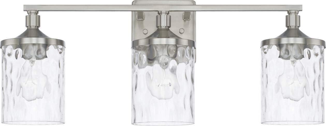 Capital Lighting 128831-451 Colton 3 Light 24" Wide Bathroom Vanity Light - Nickel