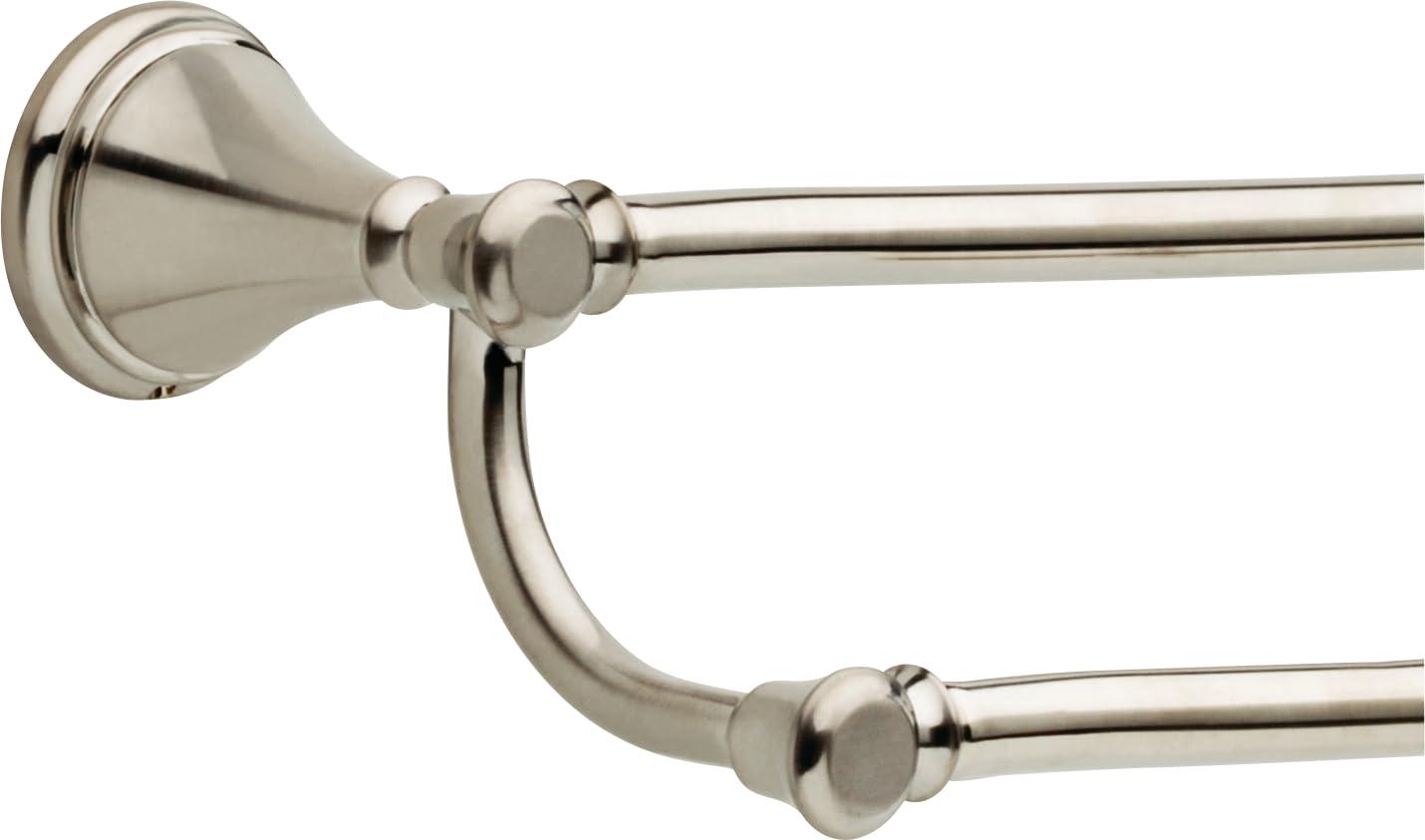 Cassidy 24 in. Wall Mount Double Towel Bar Bath Hardware Accessory