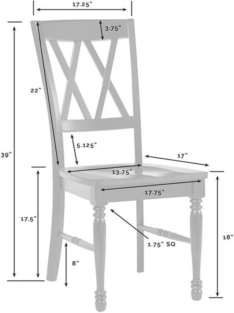 Crosley 4pc Shelby Dining Set Distressed White: Farmhouse Style, Extendable, Includes Bench & Armless Chairs