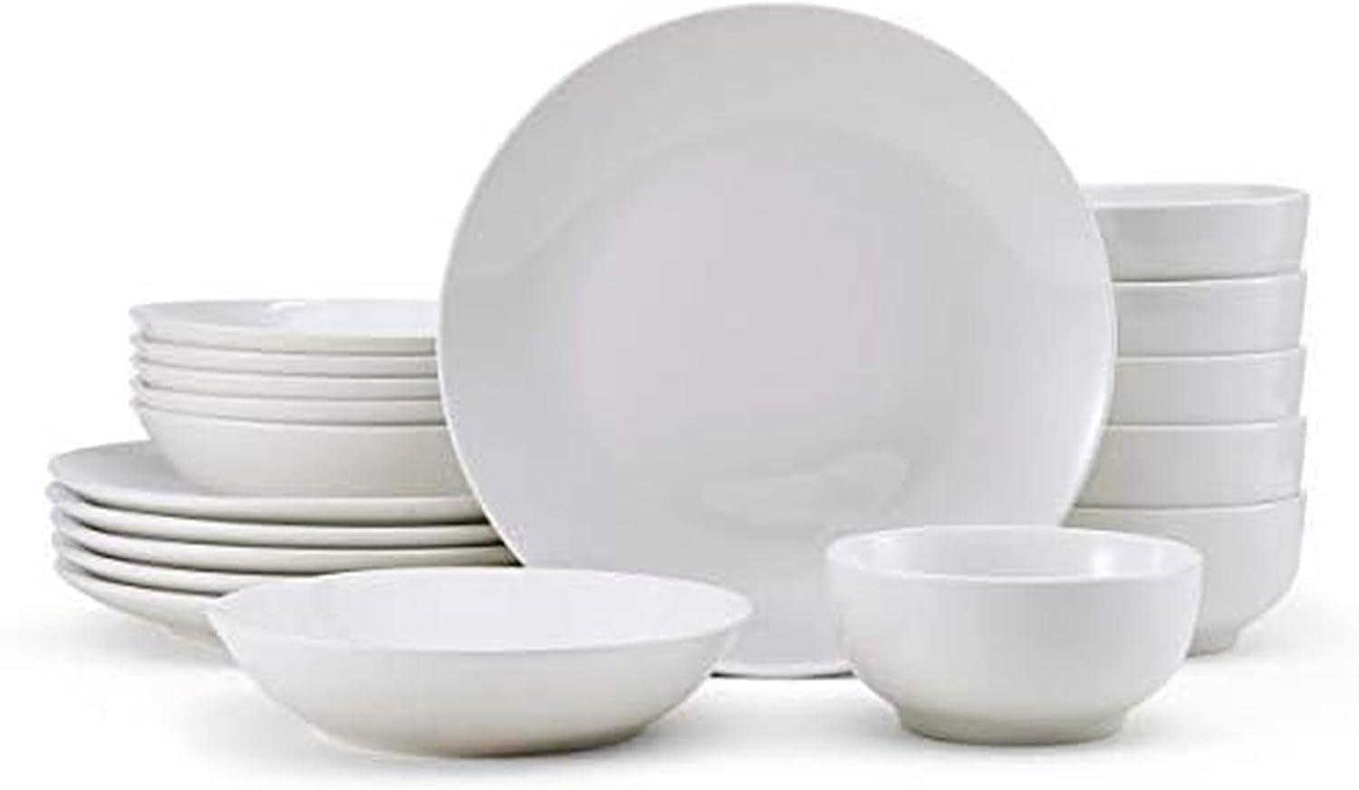 Studio Nova Alexis 18-Piece Porcelain Dinnerware Set, Service for 6