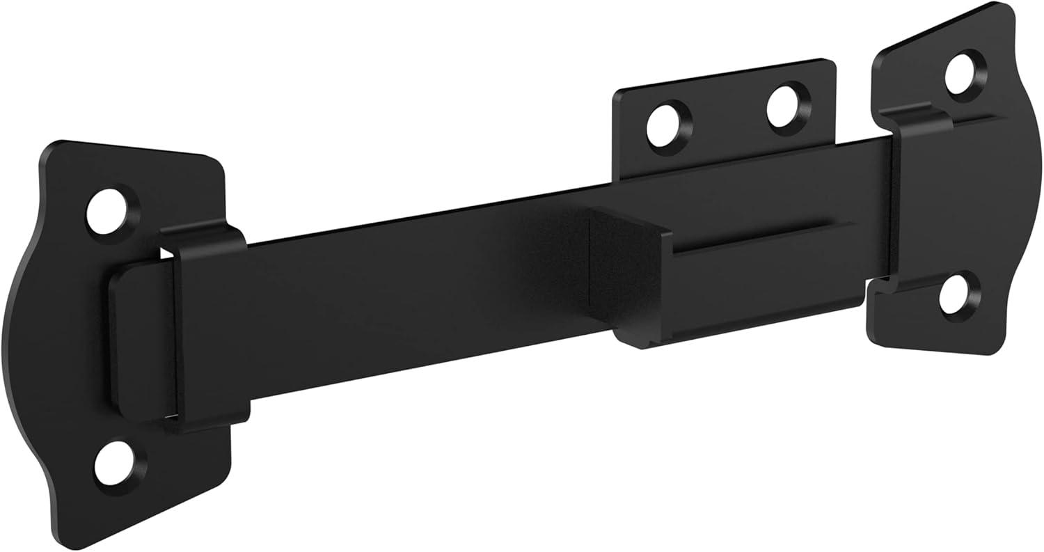 Black Steel Universal Manual Gate Latch