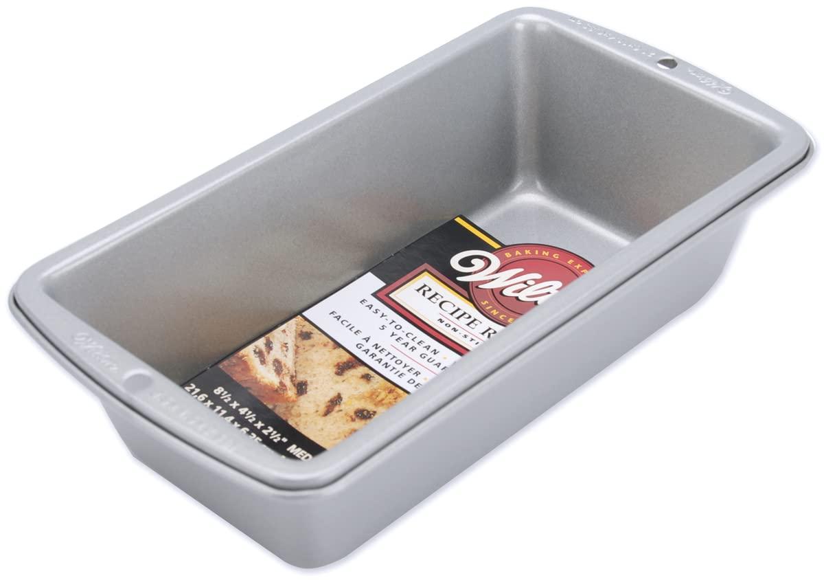 Wilton Wilton 191003159 Recipe Right Non-Stick Medium Loaf Pan, Silver