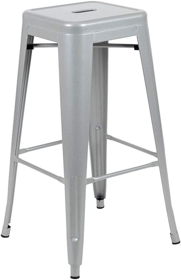 Flash Furniture 30" High Metal Indoor Bar Stool - Stackable Set of 4