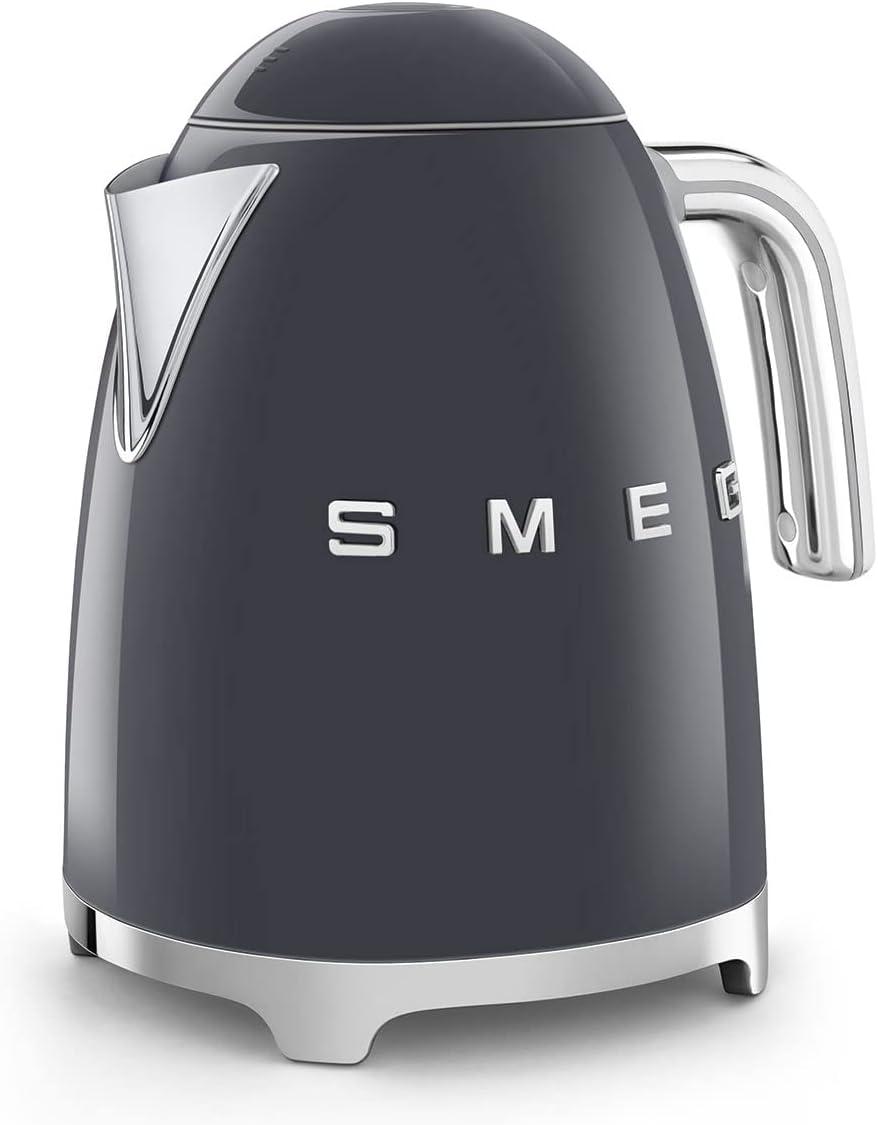 Slate Grey 7-Cup Stainless Steel Retro Electric Kettle