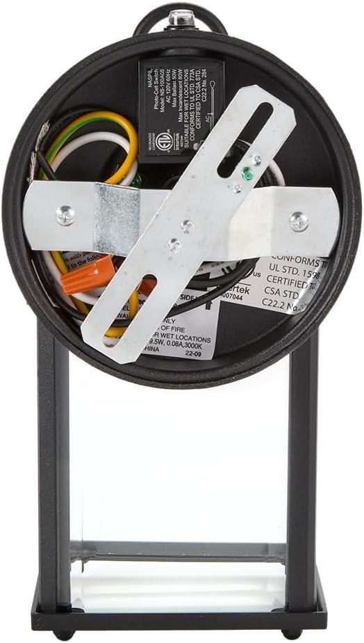 Maxxima MEL-6100W Black Electric Outdoor Wall Lantern