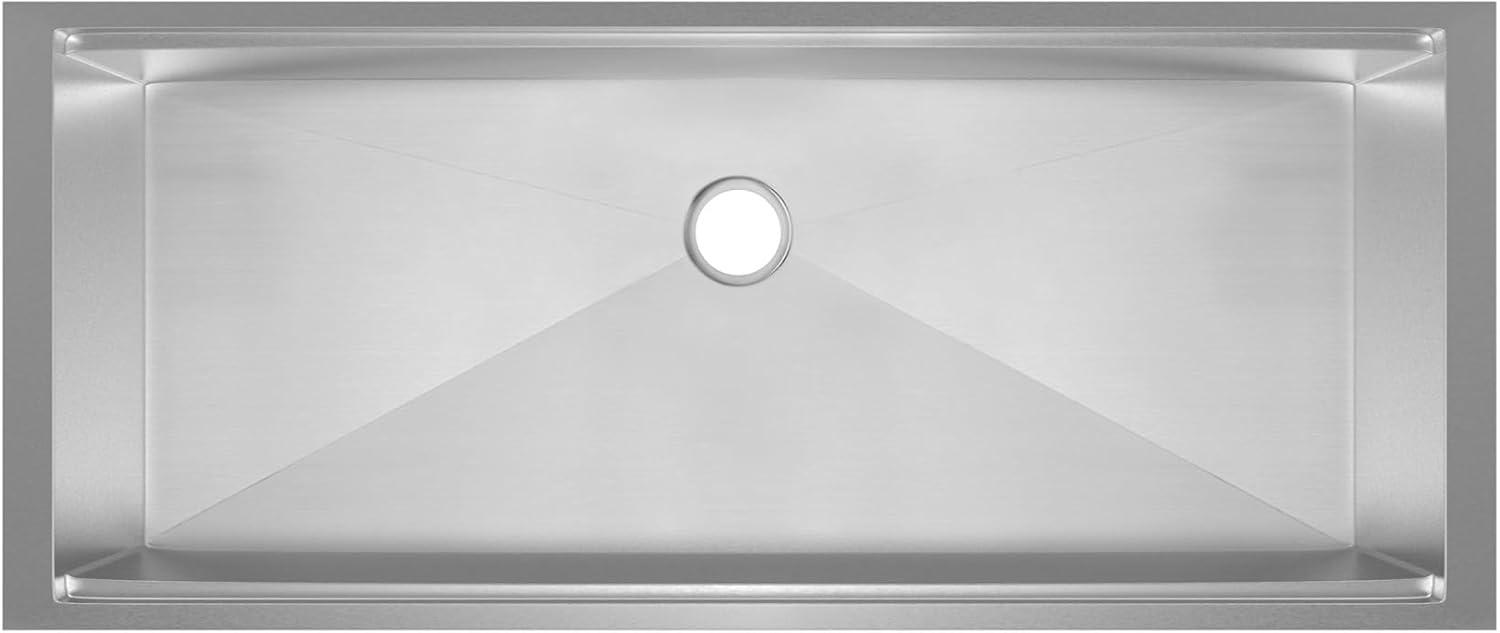 Rivage 45 x 19 Single Basin Undermount Kitchen Workstation Sink