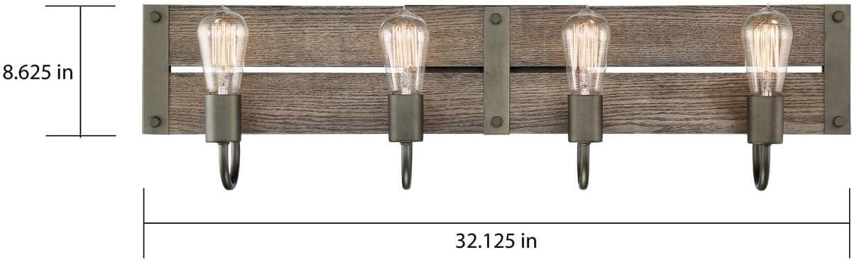 60/6430-Nuvo Lighting-Winchester-4 Light Bath Vanity-32.13 Inches Wide by 8.63 Inches High