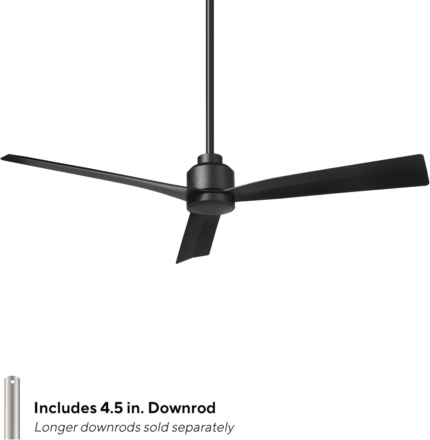 52" Smart Home Compatible 3 Blade Smart Ceiling Fan with Remote