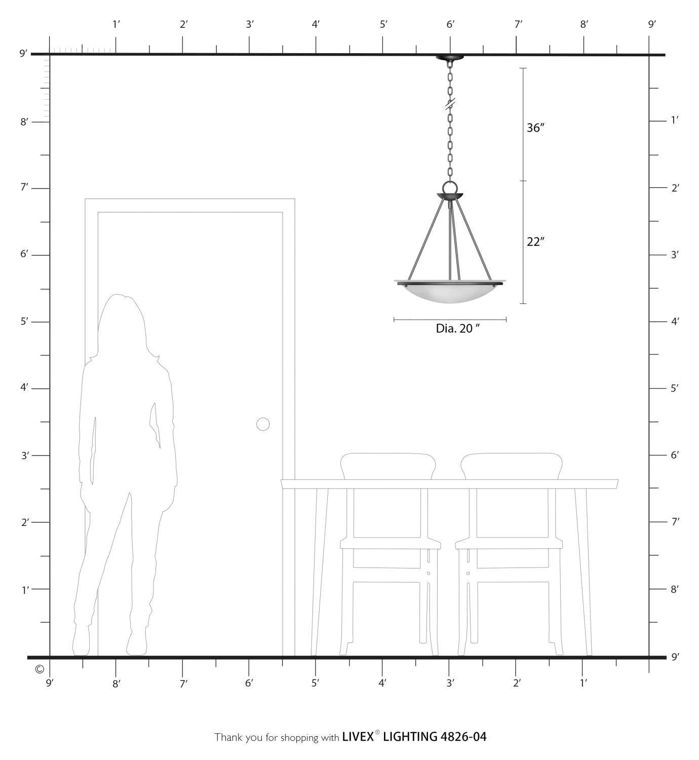 Newburgh 3 - Light Bowl Pendant