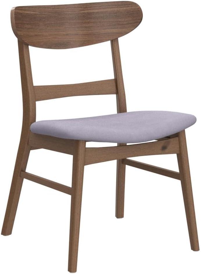 Christopher Knight Home Idalia Mid-century Modern Dining Chairs (Set of 4) by  Dark Gray + Walnut Walnut Finish