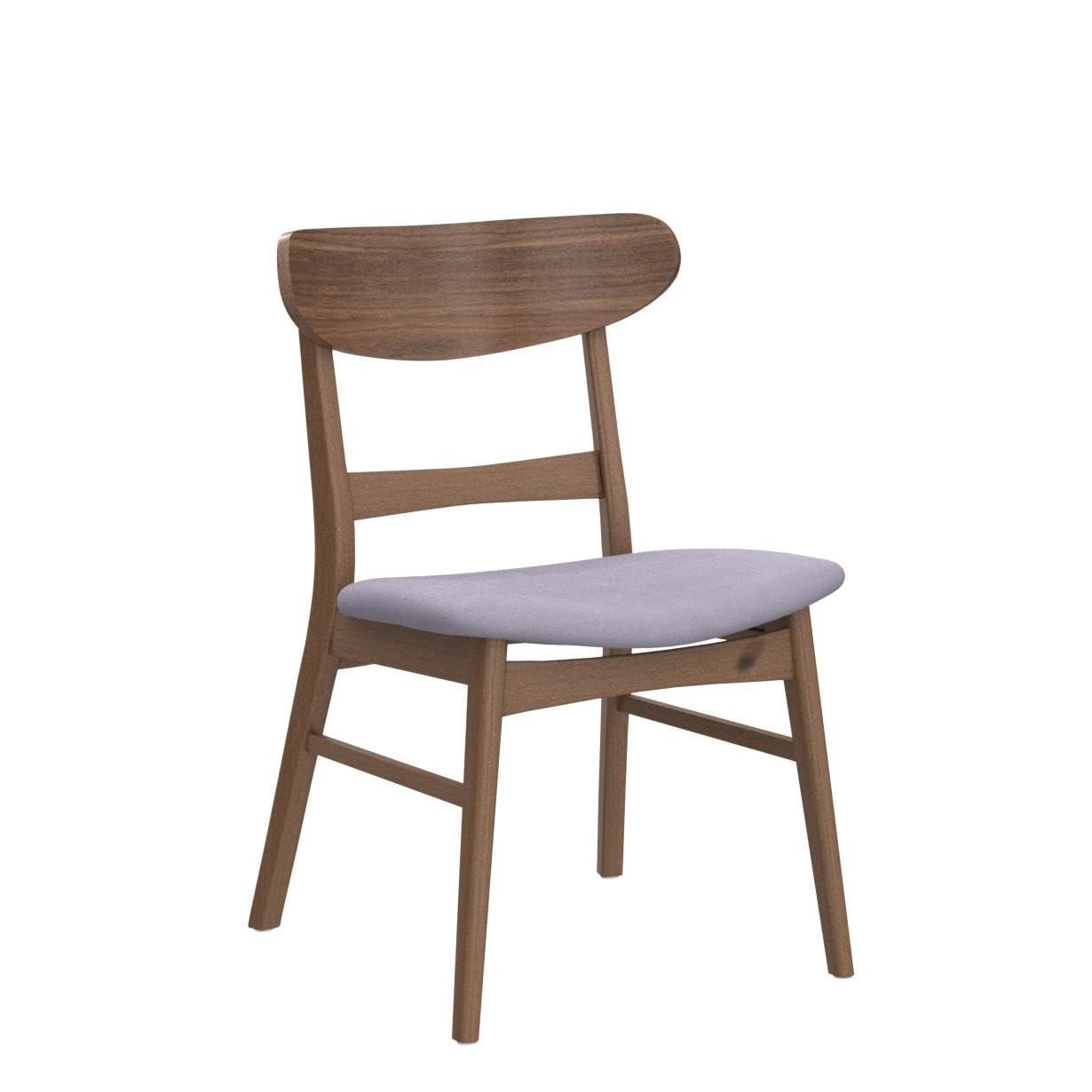 Christopher Knight Home Idalia Mid-century Modern Dining Chairs (Set of 4) by  Dark Gray + Natural Oak Oak Finish