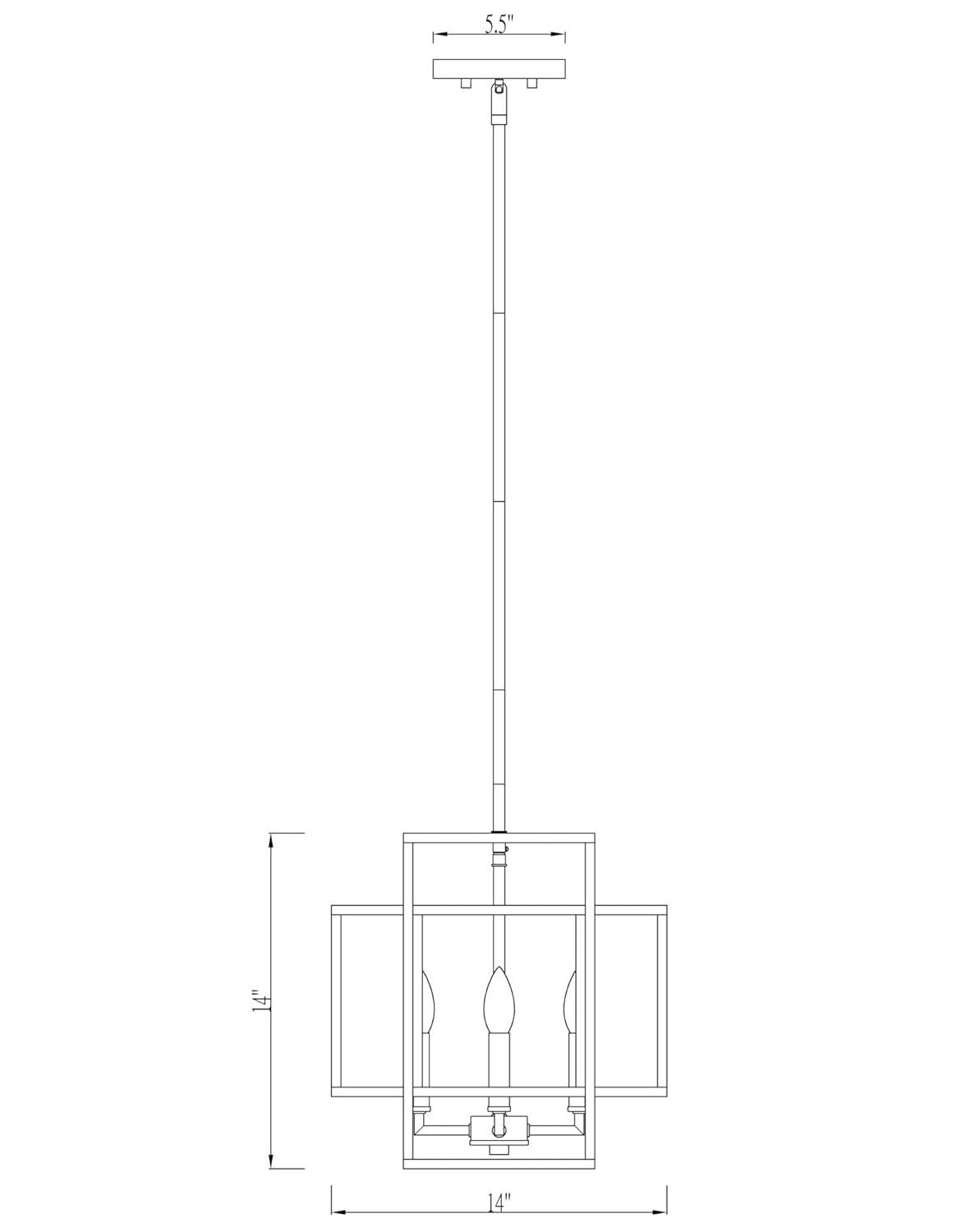 Z-Lite Titania 4 - Light Pendant in  Bronze/Olde Brass
