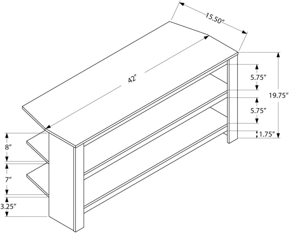 Modern White Corner TV Stand with Open Shelves and Cabinet