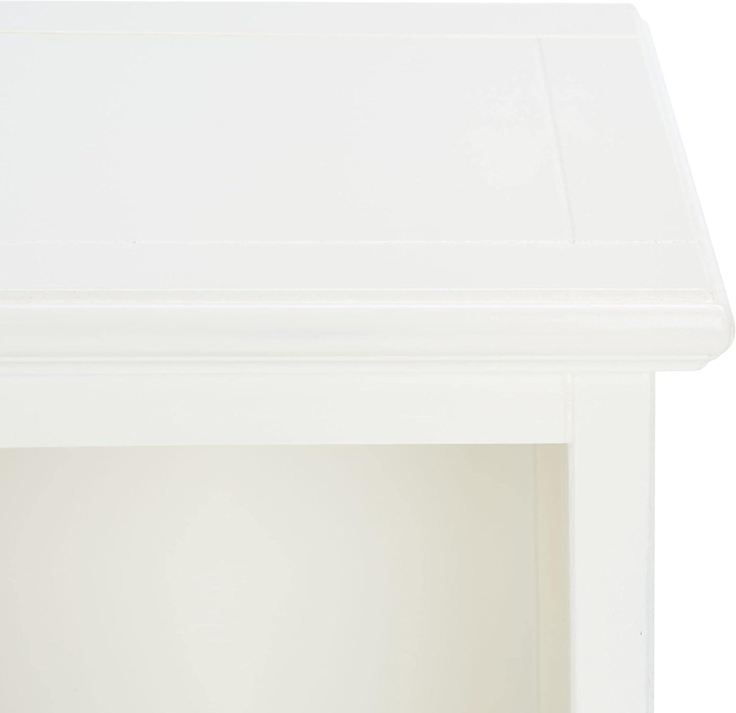 Maralah 25'' White Transitional 5-Shelf Bookcase