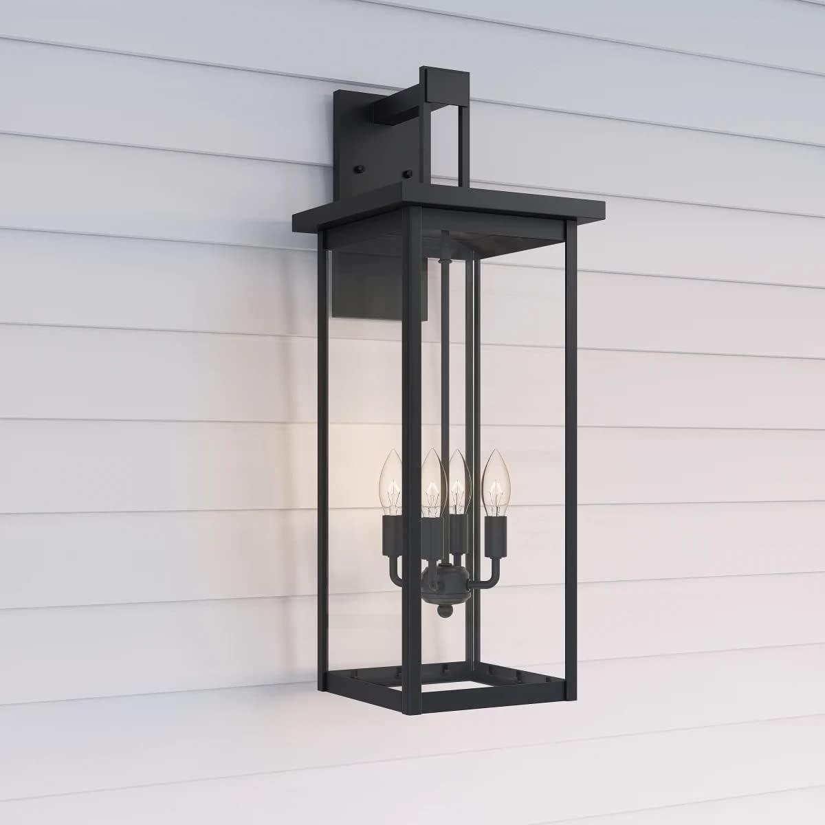 Millennium 2601-PBK Transitional One Light Outdoor Wall Bracket Finish, Powder Coat Black