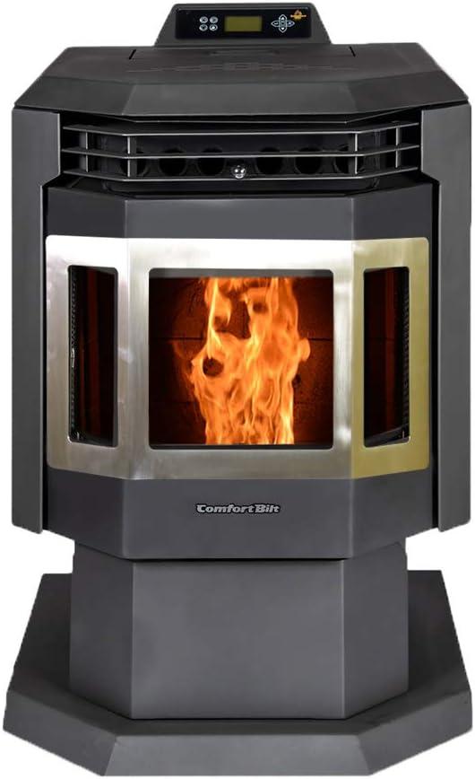 ComfortBilt Pellet Stoves HP21-Black-SS Pellet Stove