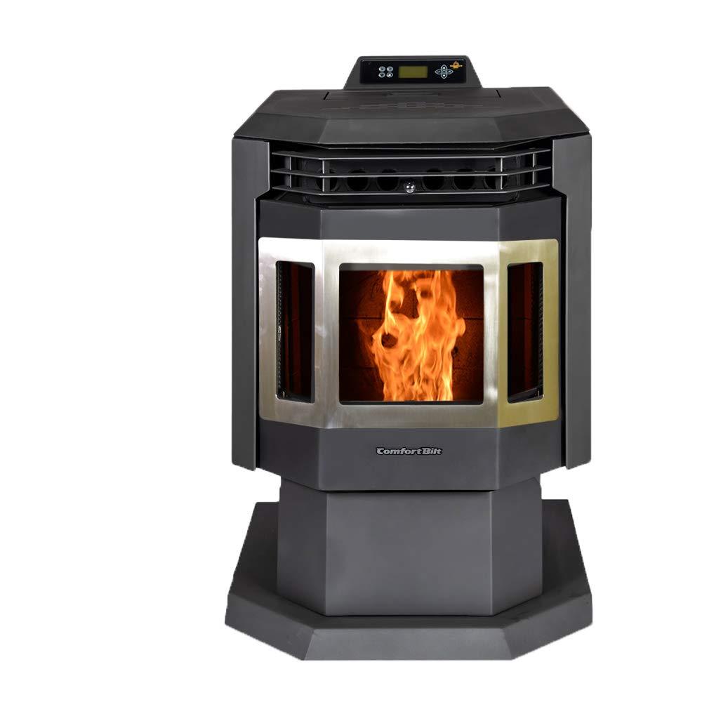ComfortBilt Pellet Stoves HP21-Black-SS Pellet Stove