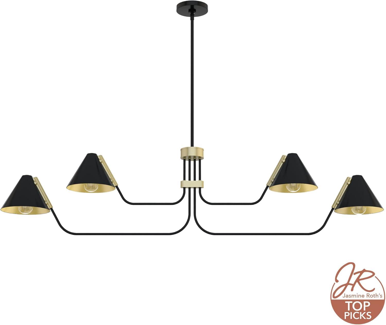 4-Light Grove Isle Chandelier - Hunter Fan