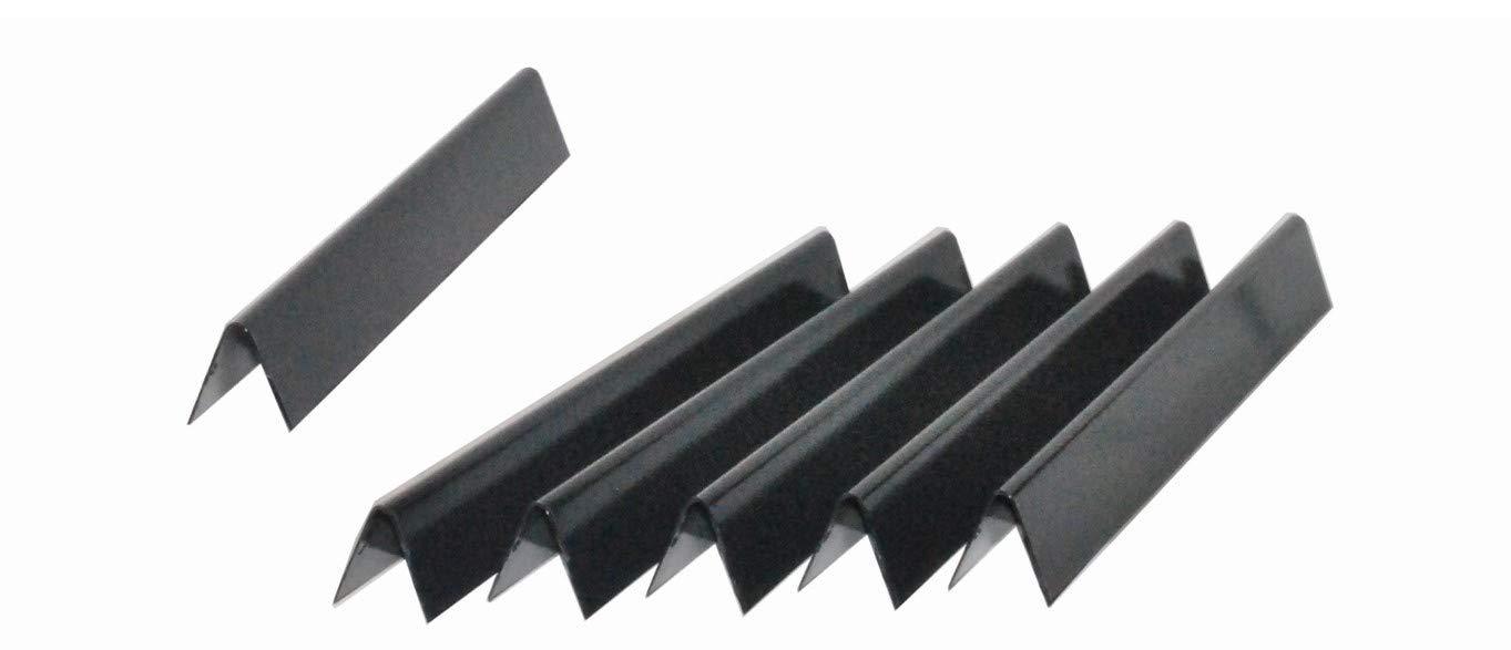Weber 7539 Porcelain-Enameled Flame Tamer Flavorizer Bars For Genesis Side Mount E-310 & E-320 (2007-2010) Gas Grills - 5-Pieces