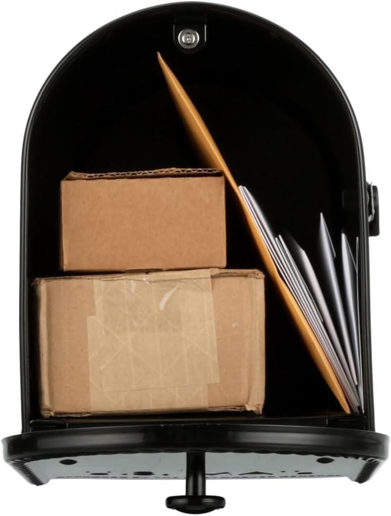Architectural Mailboxes Edwards Post Mount Mailbox Black