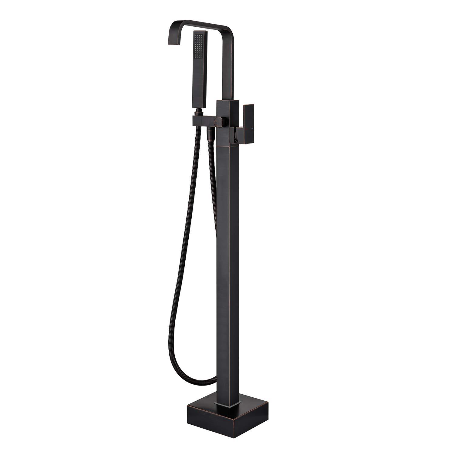 Bathroom Freestanding Tub Filler with Diverter