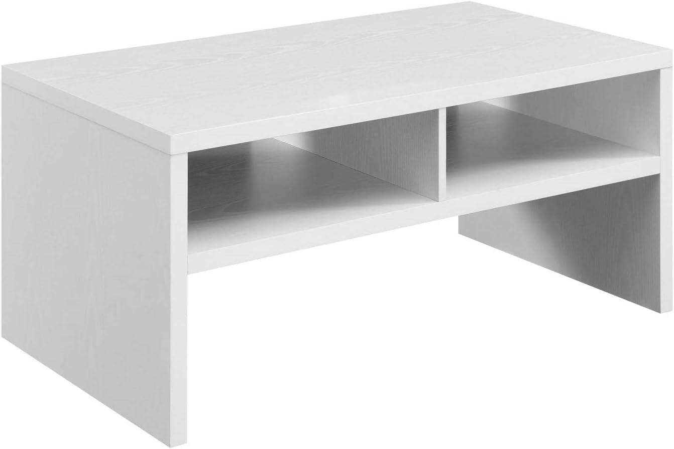 Convenience Concepts Northfield Admiral Deluxe Coffee Table with Shelves, Multiple Finishes