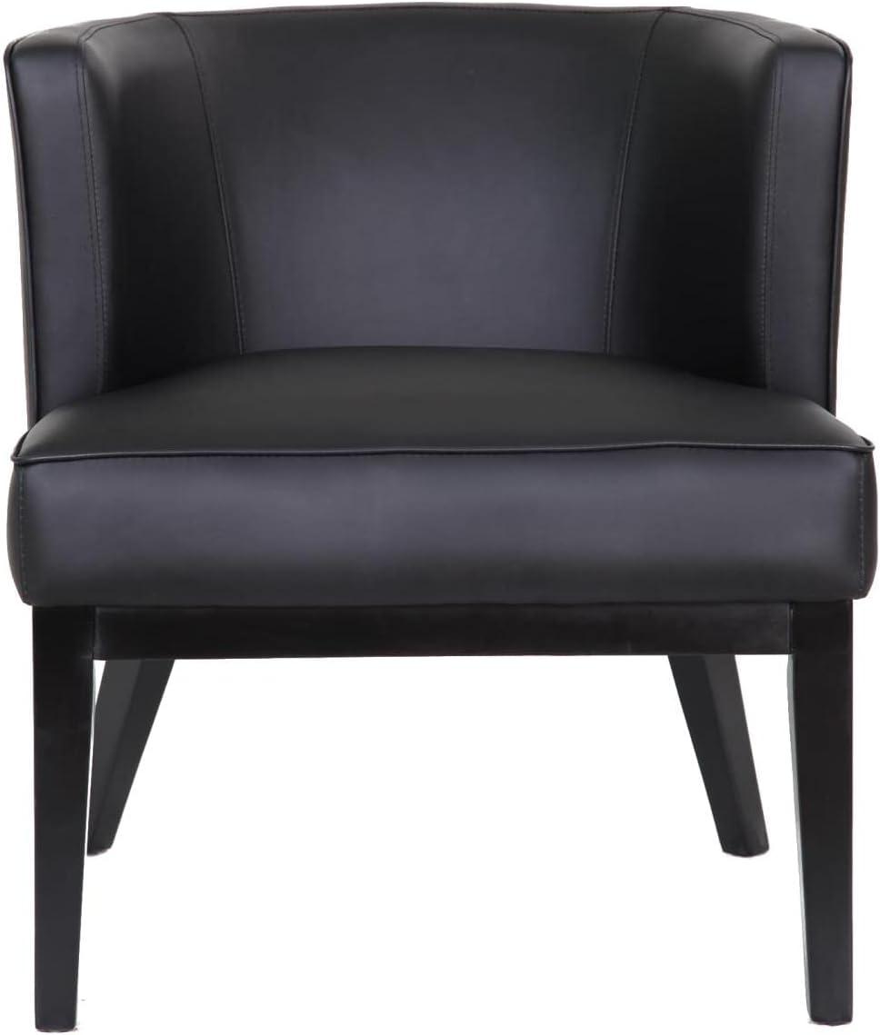 Ava Accent Chair Black - Boss Office Products