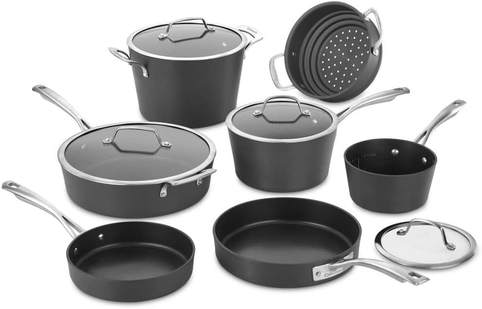 Cuisinart Conical Hard Anodized Induction 11 Piece Set