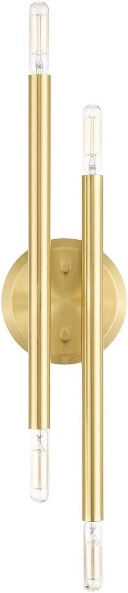 Livex Lighting - Soho - 4 Light ADA Wall Sconce In Modern Style-17 Inches Tall