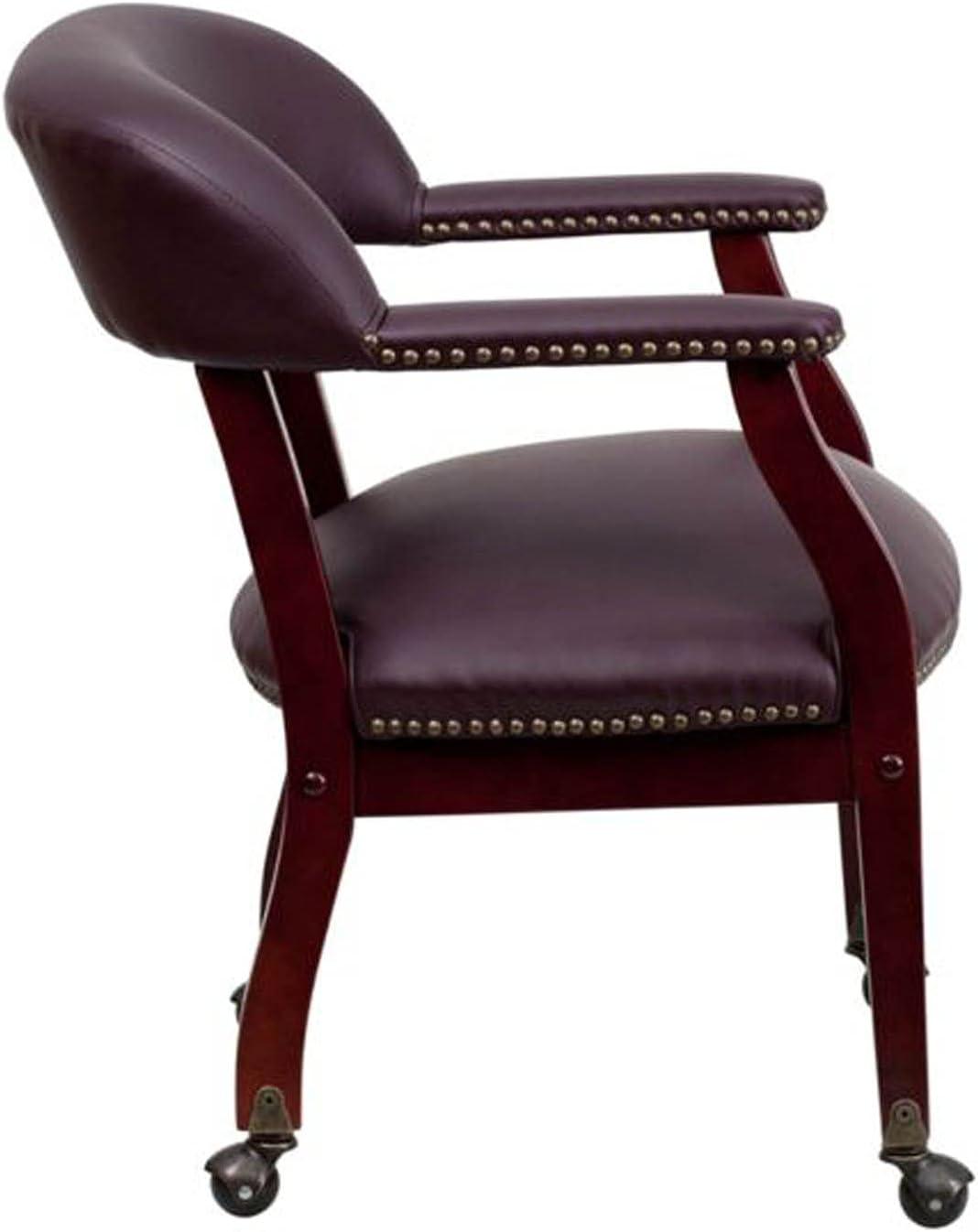 Paulson Conference Chair with Accent Nail Trim and Casters