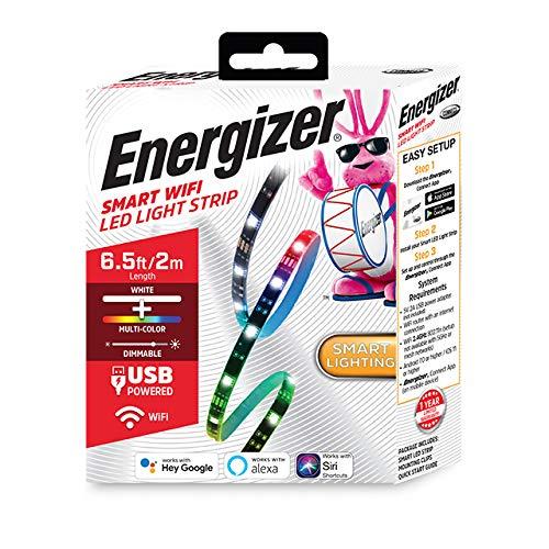 Energizer® Smart Wi-Fi Multicolor And Single-White LED Light Strip